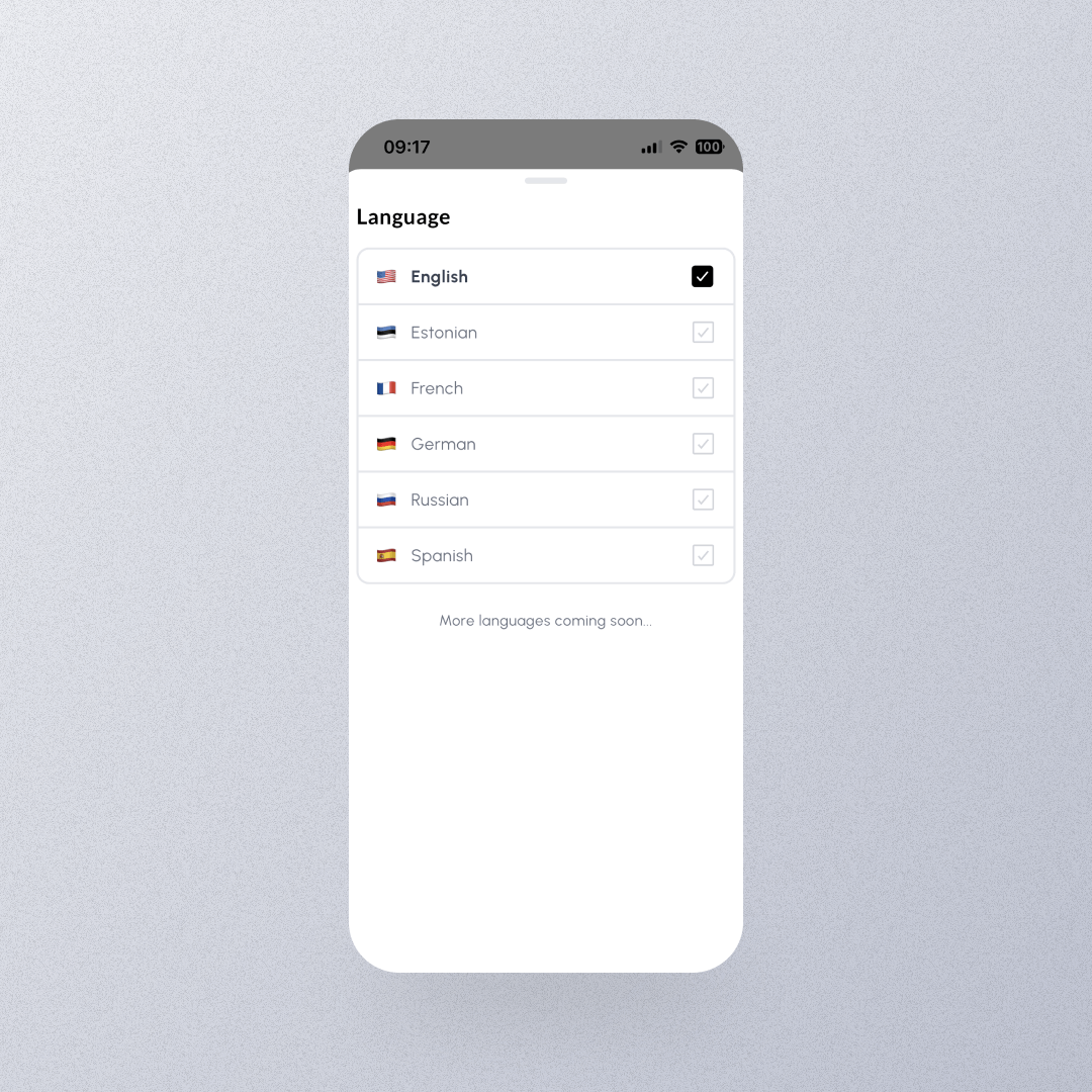 Multi-language Support